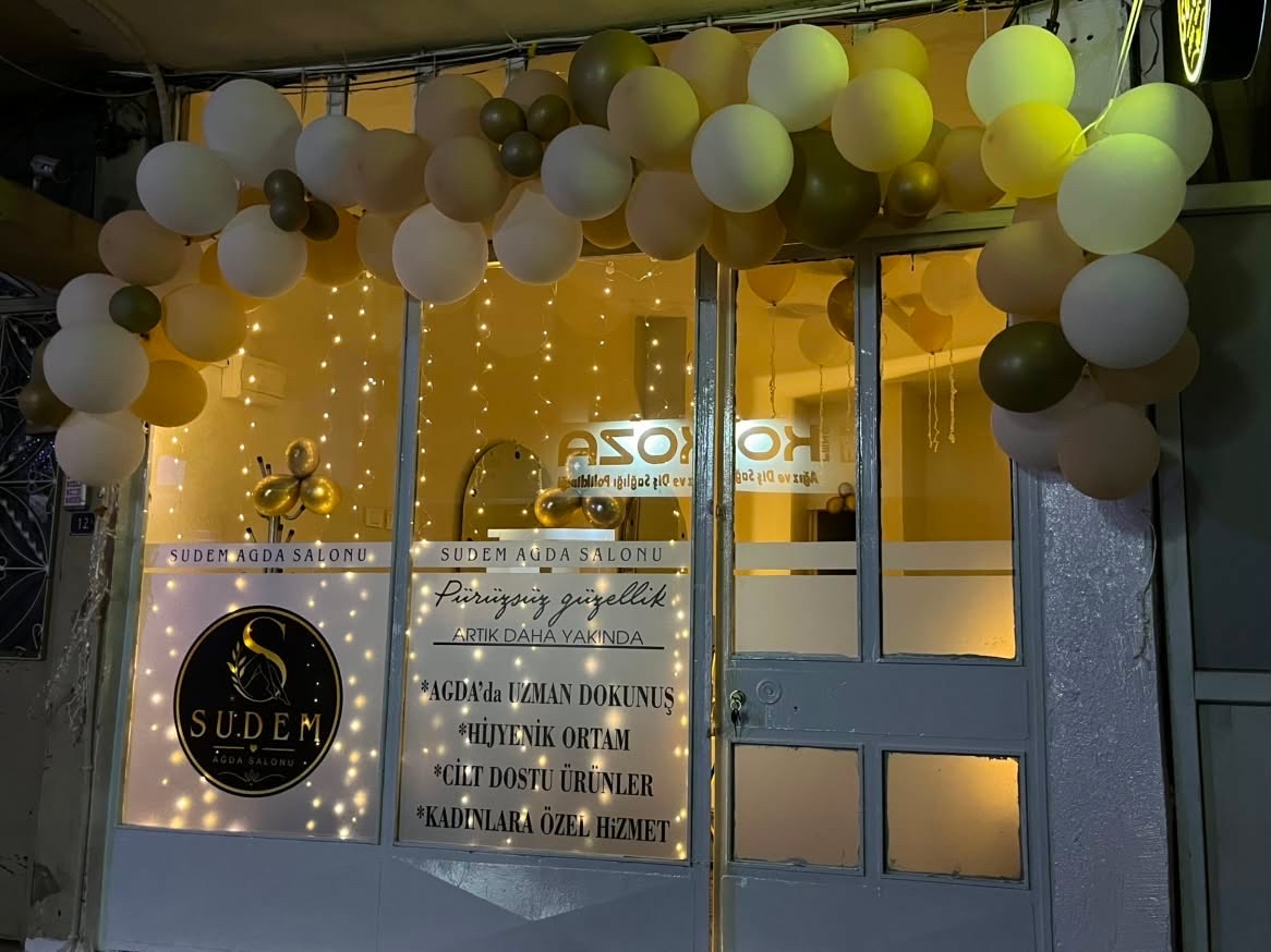 Sudem Ağda Salonu süslü dış cephesi